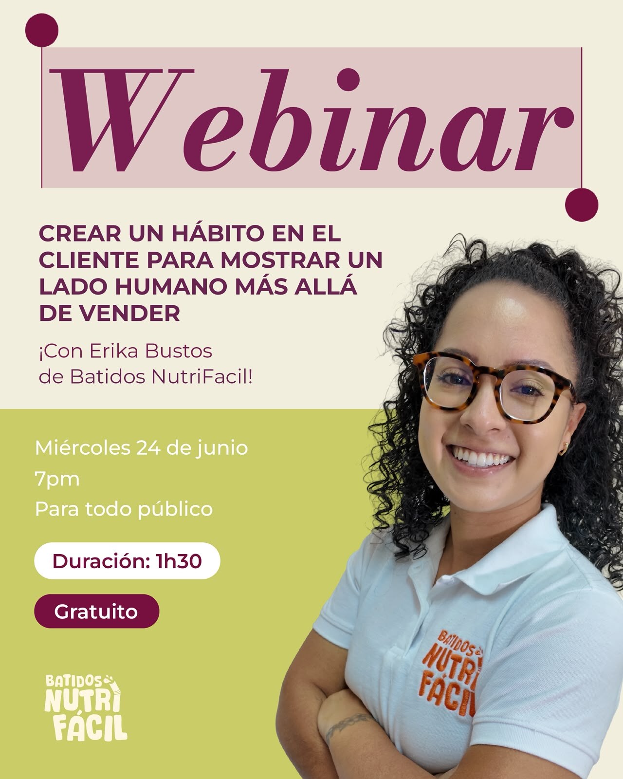Crear un hábito en el cliente para mostrar un lado humano más allá de vender