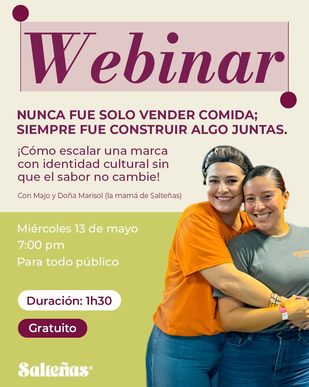 Nunca fue solo vender comida; siempre fue construir algo juntas